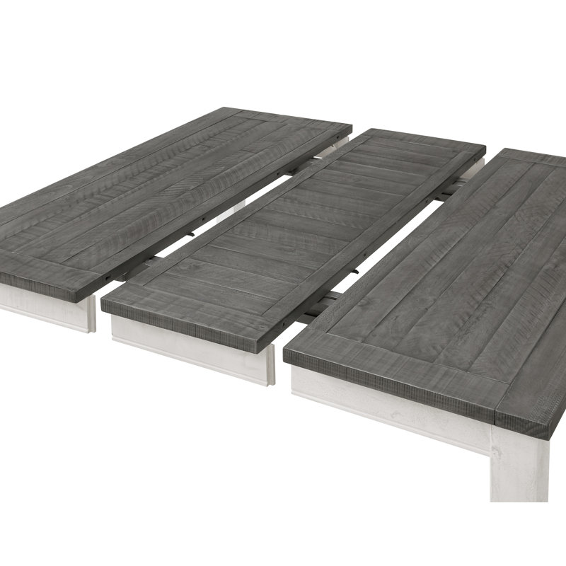 Gracie Oaks Kepler Solid Wood Counter Height Dining Table by Laurel